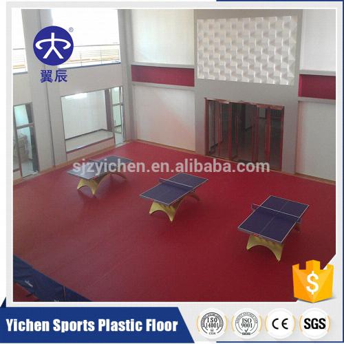 乒乓球館PVC運動地板 乒乓球館PVC運動地板